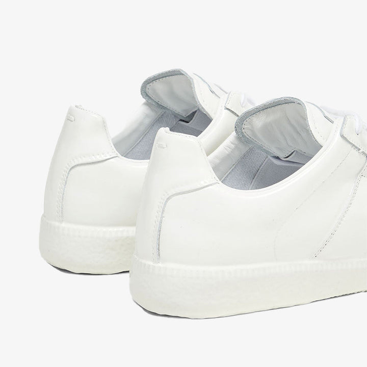 Pure White Calfskin Sneakers - Arno Conti Shoe