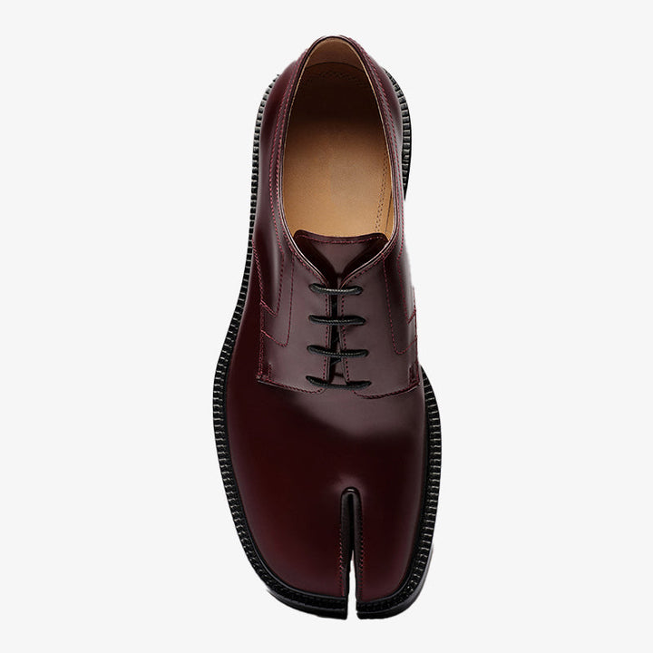 Brownish-Red Leather Derby Shoes Unisex - Arno Conti Shoe