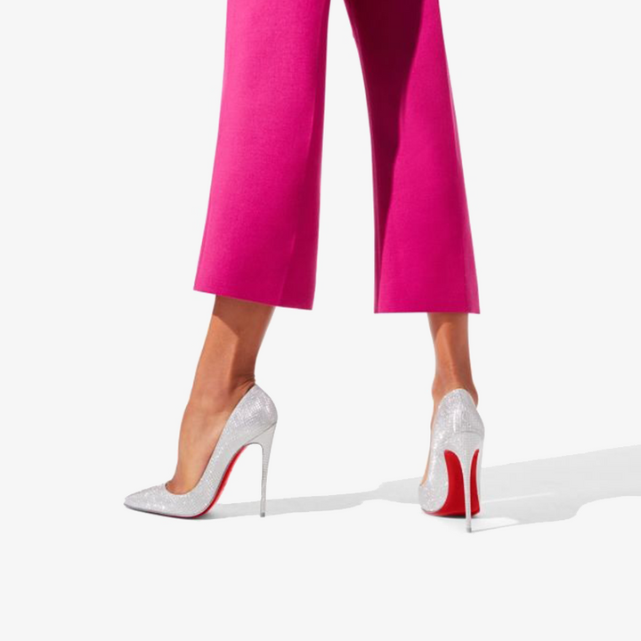 Silver Stiletto Pumps ￡? alow-cut vamp - ARNO CONTI