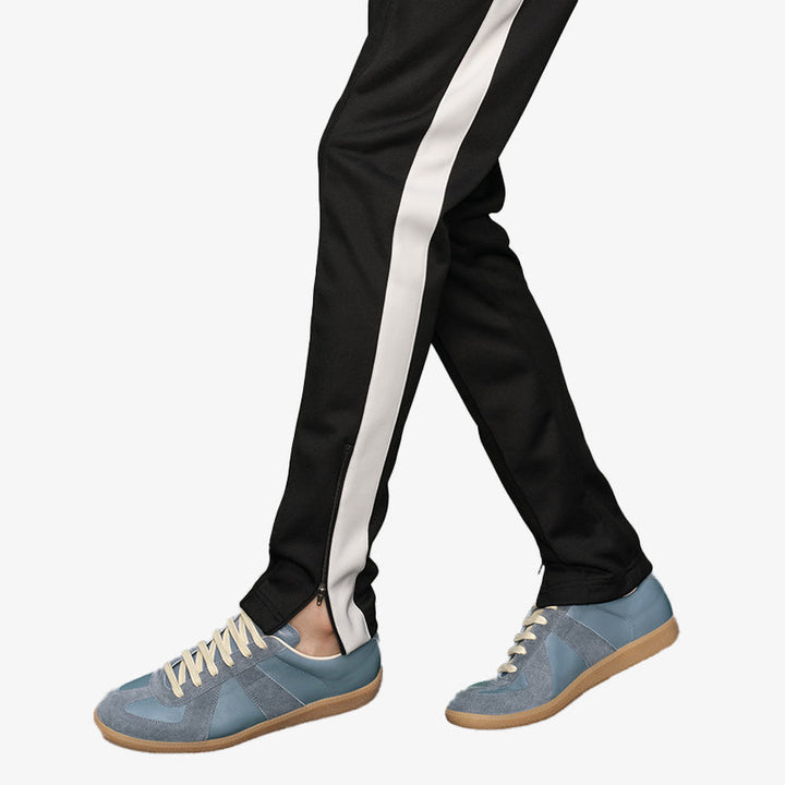 Iconic Blue Leather and Suede Sneakers - Arno Conti Shoe