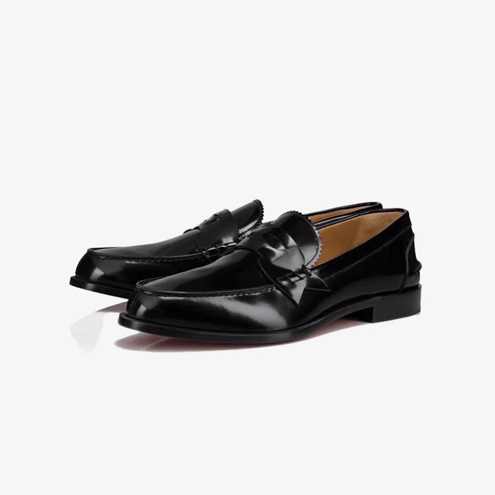 Casual Bi-color Leather Penny Loafers - ARNO CONTI