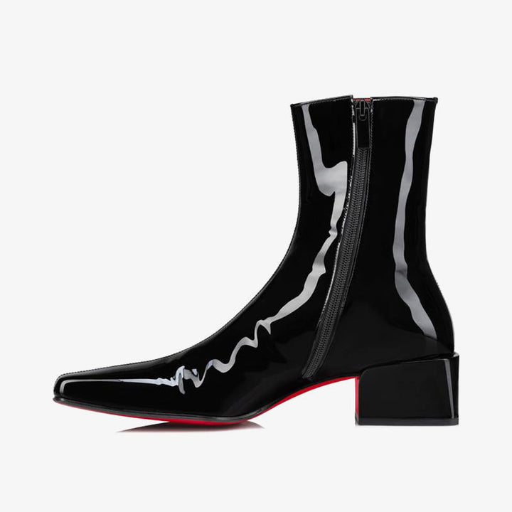 Black Patent Leather Boot - ARNO CONTI