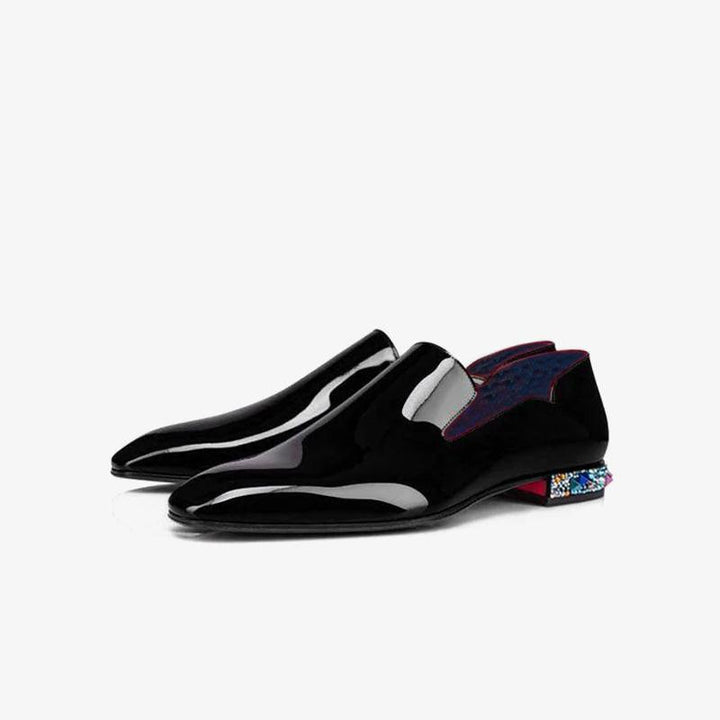 Men patent Leather Loafer Infinity Rocks - ARNO CONTI