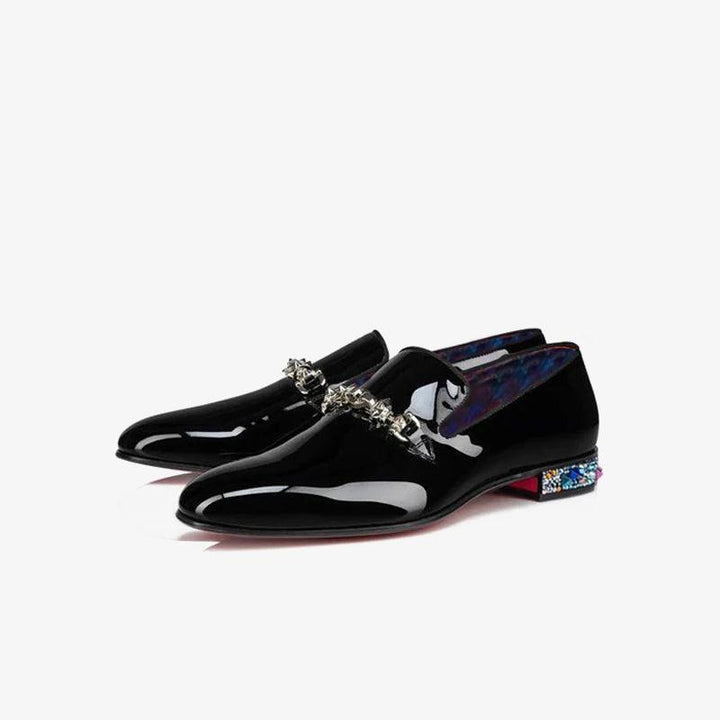 Men patent Leather Loafer Infinity Rocks - ARNO CONTI