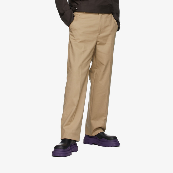 Black/Purple Cropped Chelsea Boots - Arno Conti Shoe