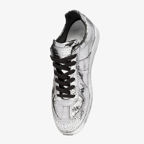 Broken Mirror Finish Sneakers - Arno Conti Shoe