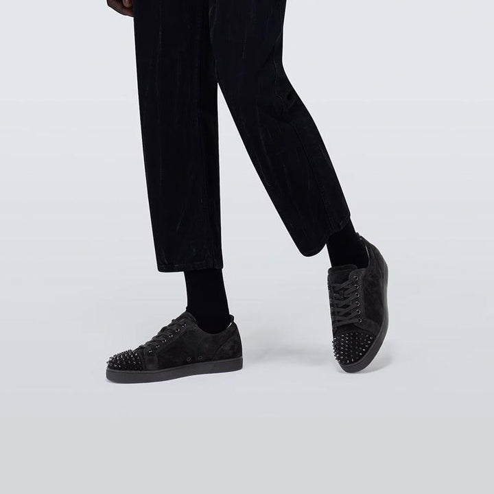 Striking Studded Low-Top Sneakers - ARNO CONTI