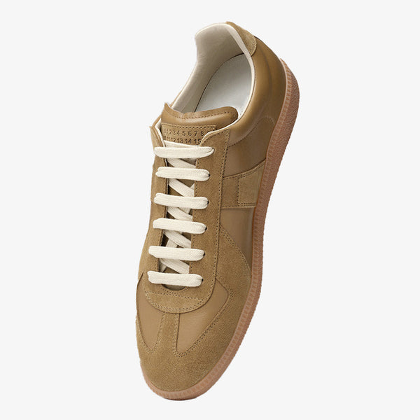 Snug Calf and Suede Sneakers - Arno Conti Shoe