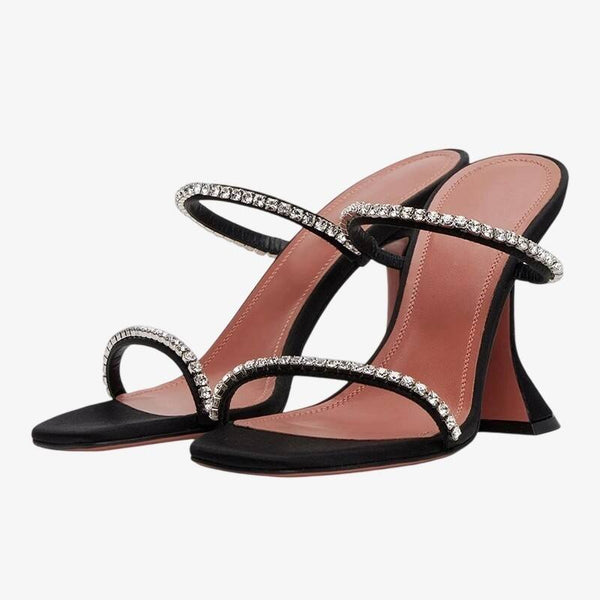 Square open toe Mules