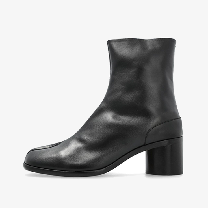 Calf Leather Split-Toe Ankle Boots - Arno Conti Shoe