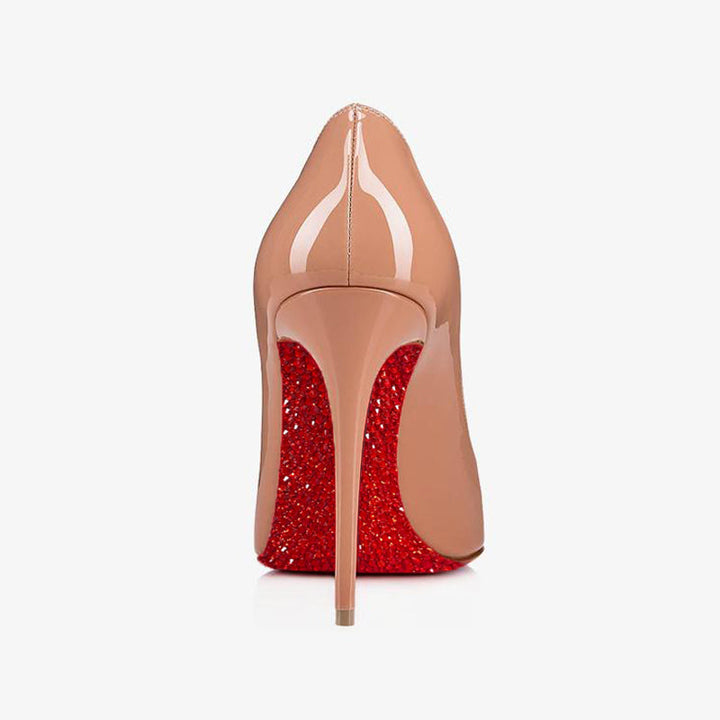 Beige Pumps Sparkling Sole - ARNO CONTI