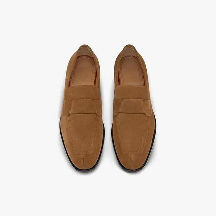 Timeless Suede Penny Loafers - ARNO CONTI