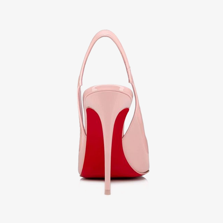 Rosy Pale Pink Patent Leather Stiletto - ARNO CONTI