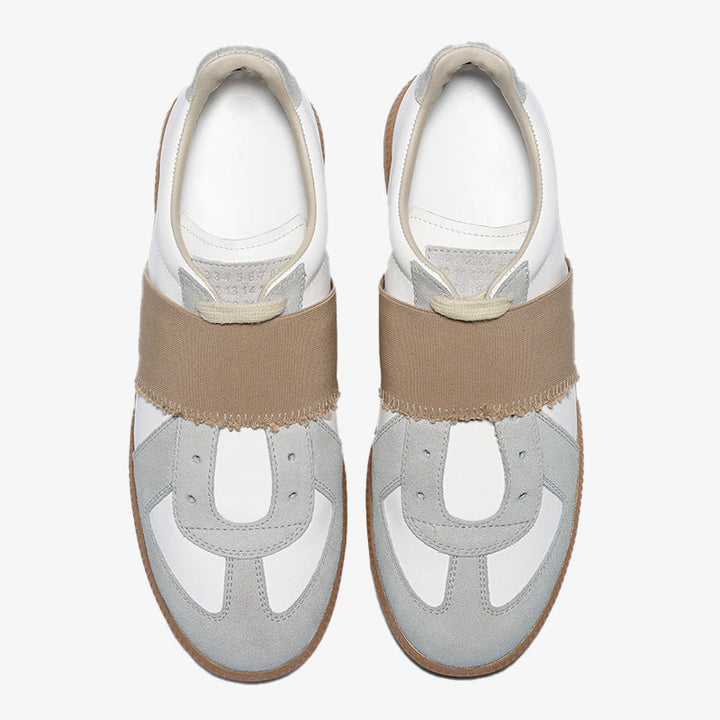 Luxe Calf Sneakers with Signature Details - Arno Conti Shoe