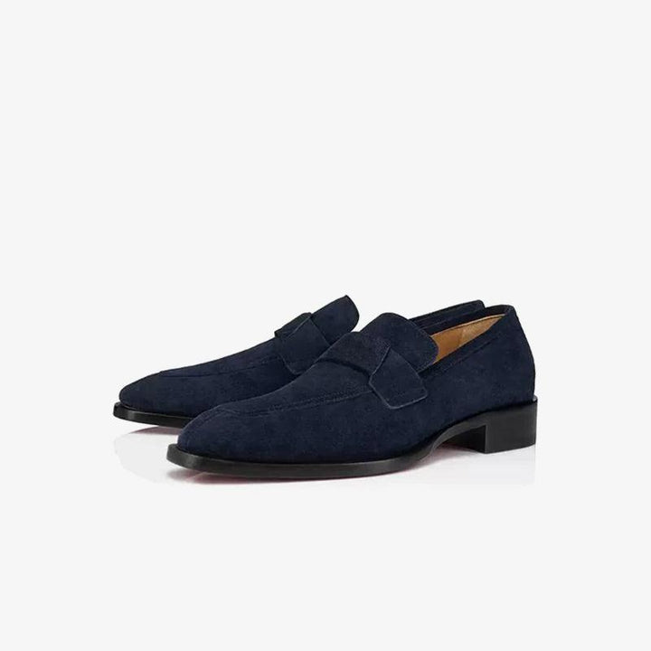 Timeless Suede Penny Loafers - ARNO CONTI