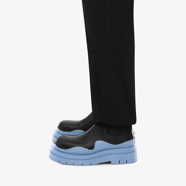 Blue/Black Chelsea Boots - Arno Conti Shoe