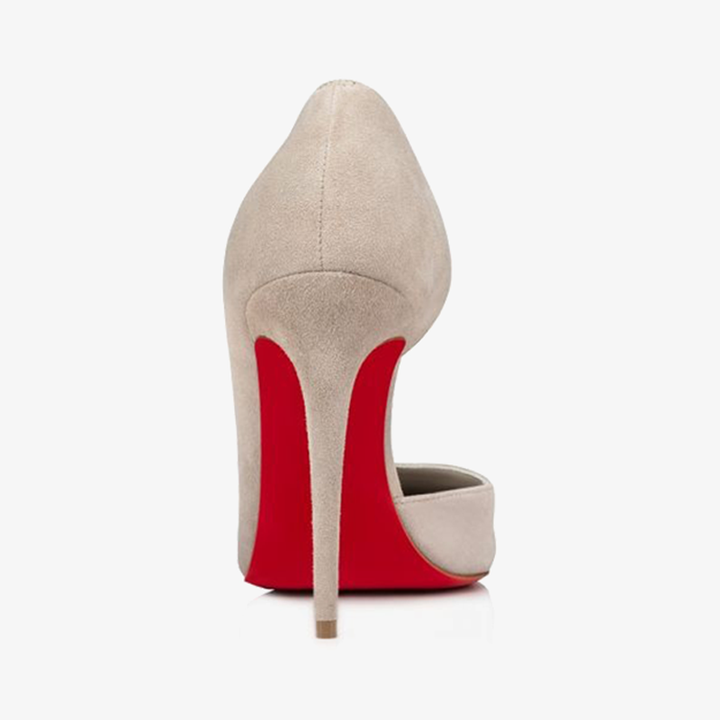 Elegant Goose Grey Suede Pump - ARNO CONTI