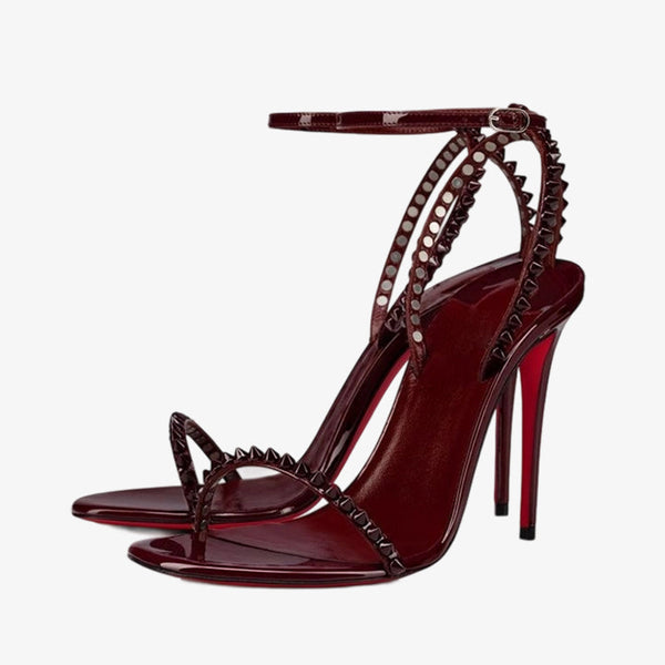 Patent Leather Strappy Sandals