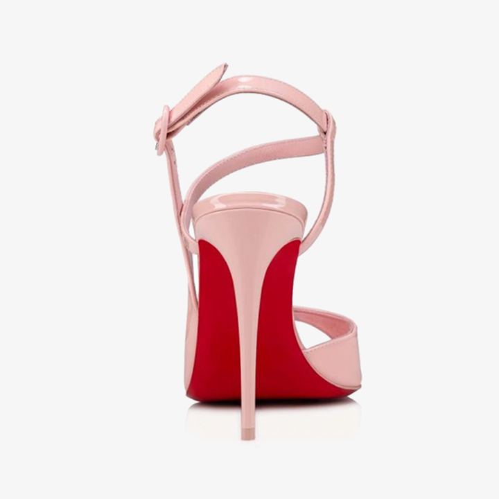Rosy Pale Pink Patent Leather Stiletto - ARNO CONTI
