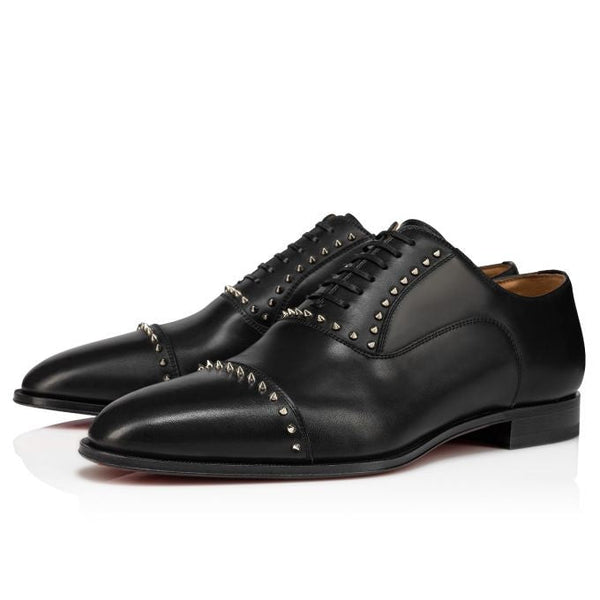 Innovative Black Patent Leather Shoe