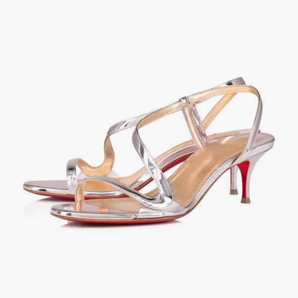 Refined Vintage Rose Leather Sandals