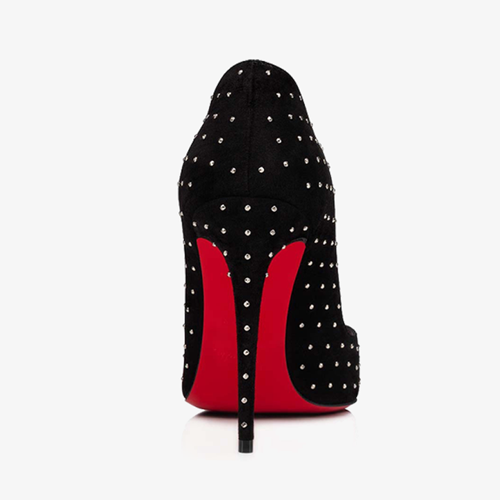 Elegant Black Suede Effect Pump - ARNO CONTI