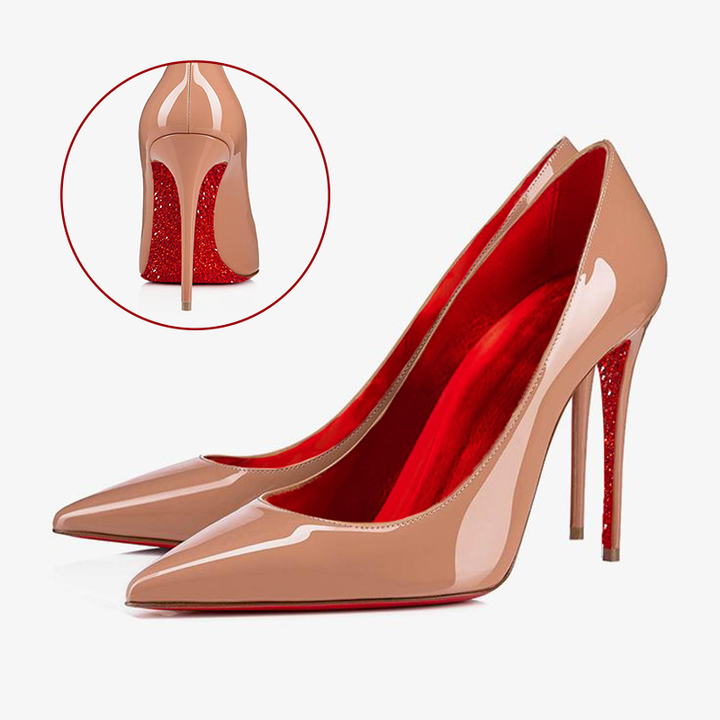 Beige Pumps Sparkling Sole - ARNO CONTI