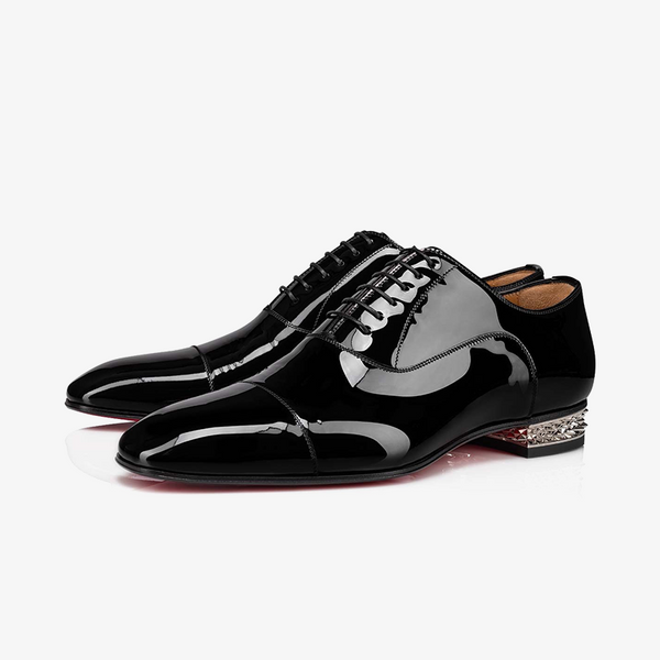 Black Patent Calf Leather Oxford