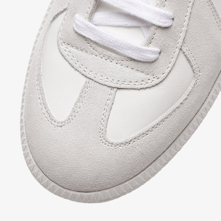 White Leather with Suede Sneakers - Arno Conti Shoe
