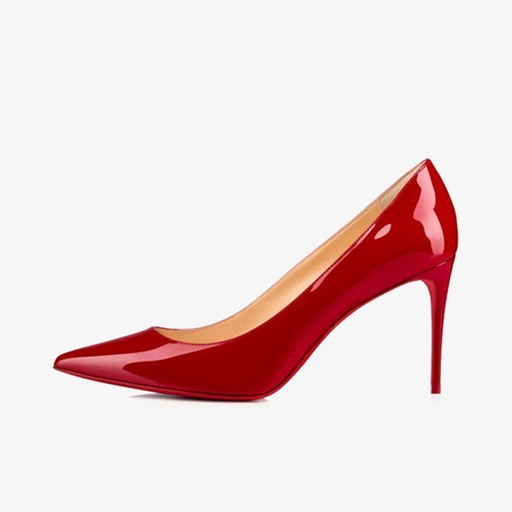 Red Patent Leather Pumps - ARNO CONTI