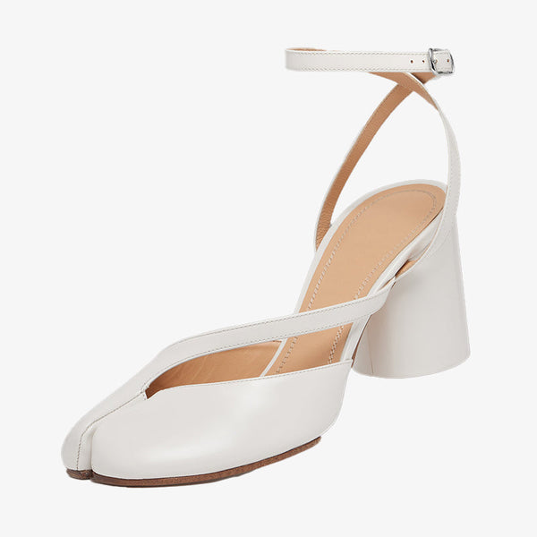 Leather Split-toe Cut-Out High heels - Arno Conti Shoe