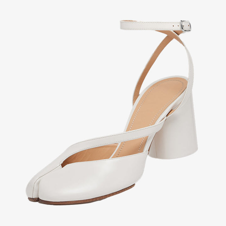 Leather Split-toe Cut-Out High heels - Arno Conti Shoe