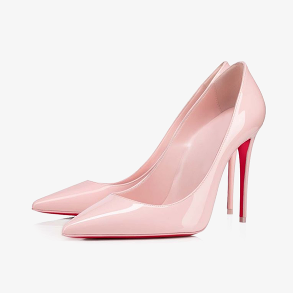 Light Pink Patent Leather Pumps - ARNO CONTI