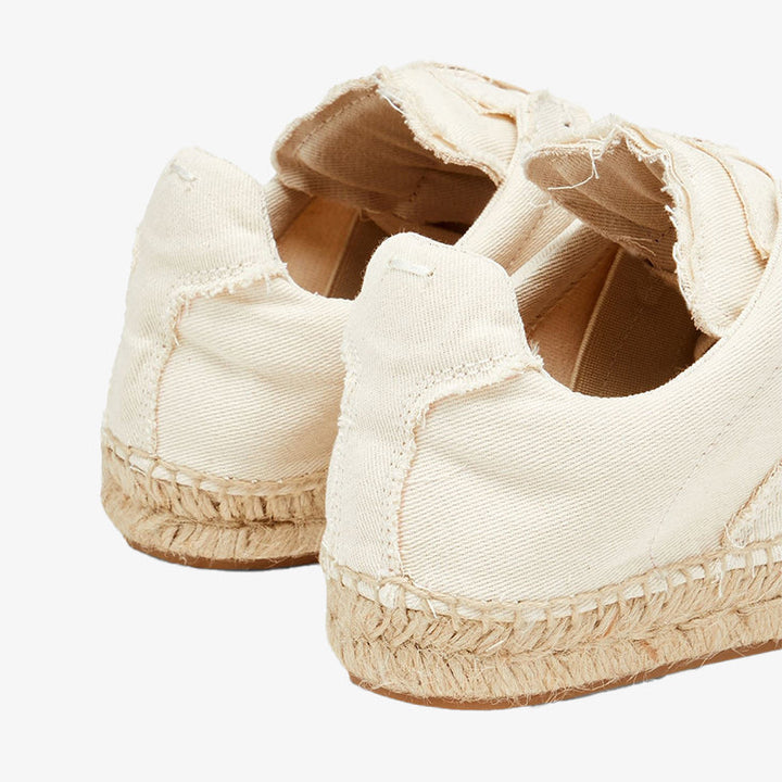 Chic Off-White canvas Sneakers - Arno Conti Shoe