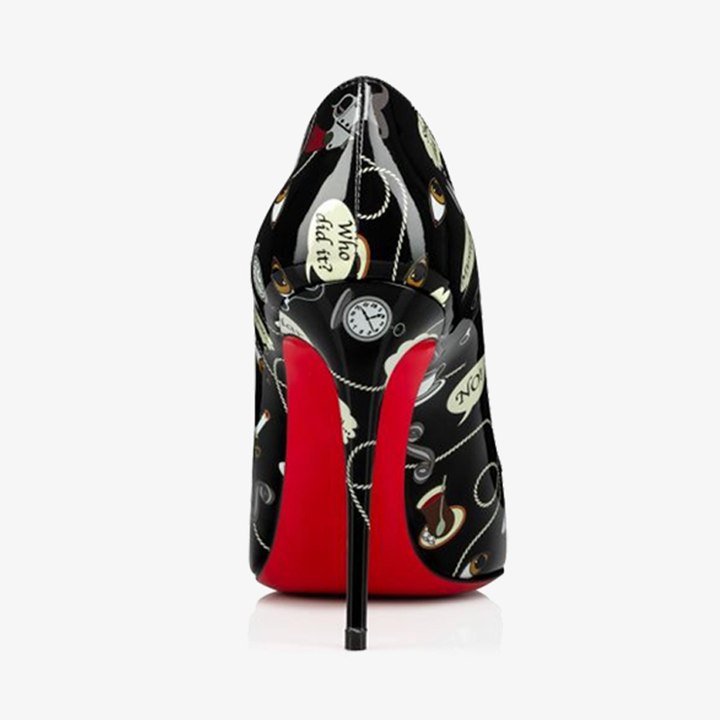 Multicolored Print Patent Leather Pump - ARNO CONTI