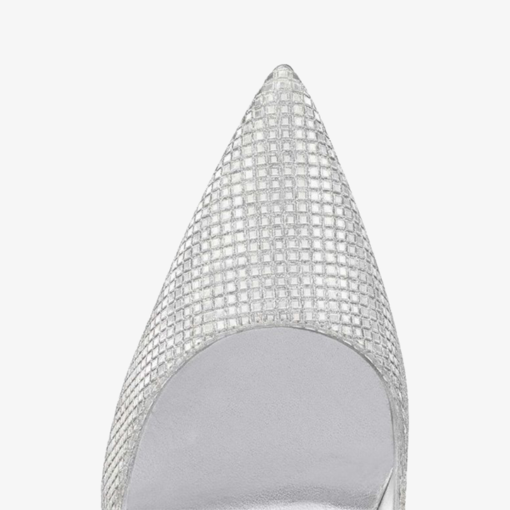 Silver Stiletto Pumps ￡? alow-cut vamp - ARNO CONTI