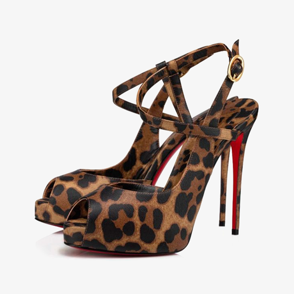 Leopard Print Calf Leather Pumps - ARNO CONTI