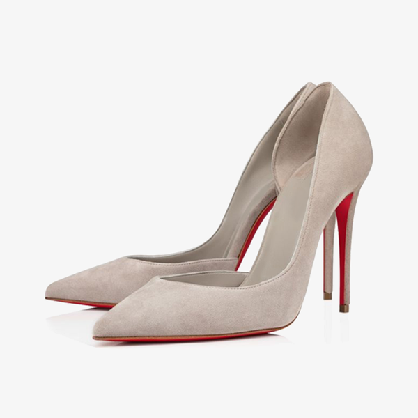 Elegant Goose Grey Suede Pump - ARNO CONTI