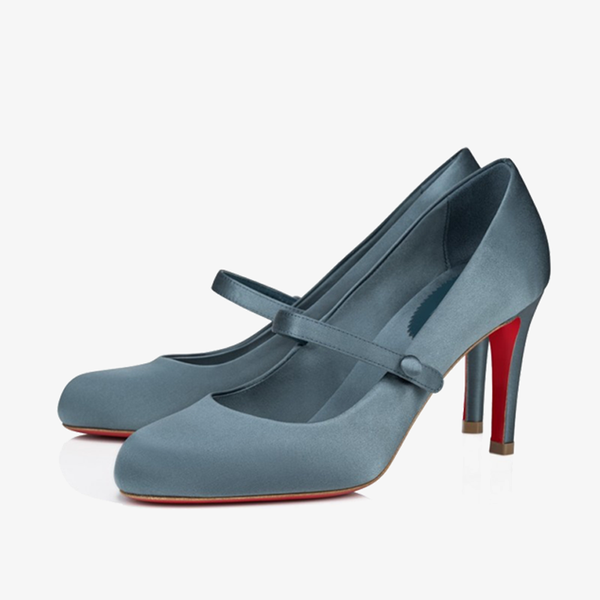 Crepe Satin Pump with Low-Cut Vamp