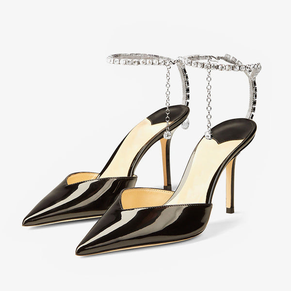 Black Patent Leather Pumps