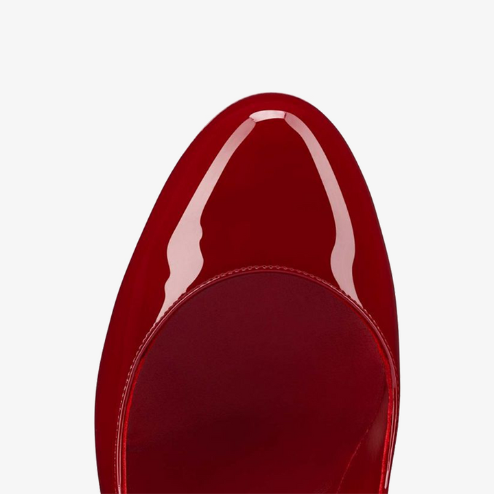 Red Patent Leather Pumps ￡?Adjustable Straps - ARNO CONTI