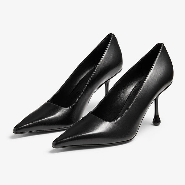 Refined Nappa Leather Pumps
