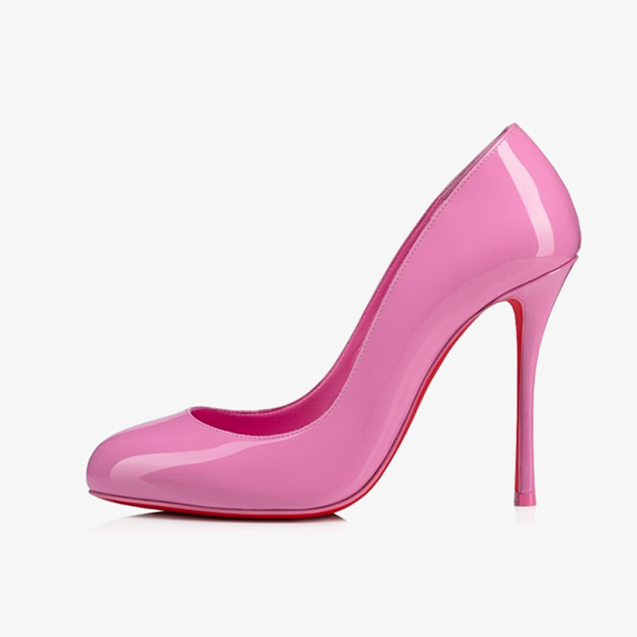Stylish Pink Patent Leather Pump - ARNO CONTI