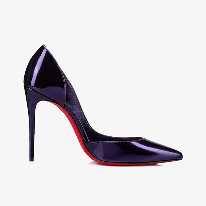 Classic Court Shoe with Specchio Effect - ARNO CONTI