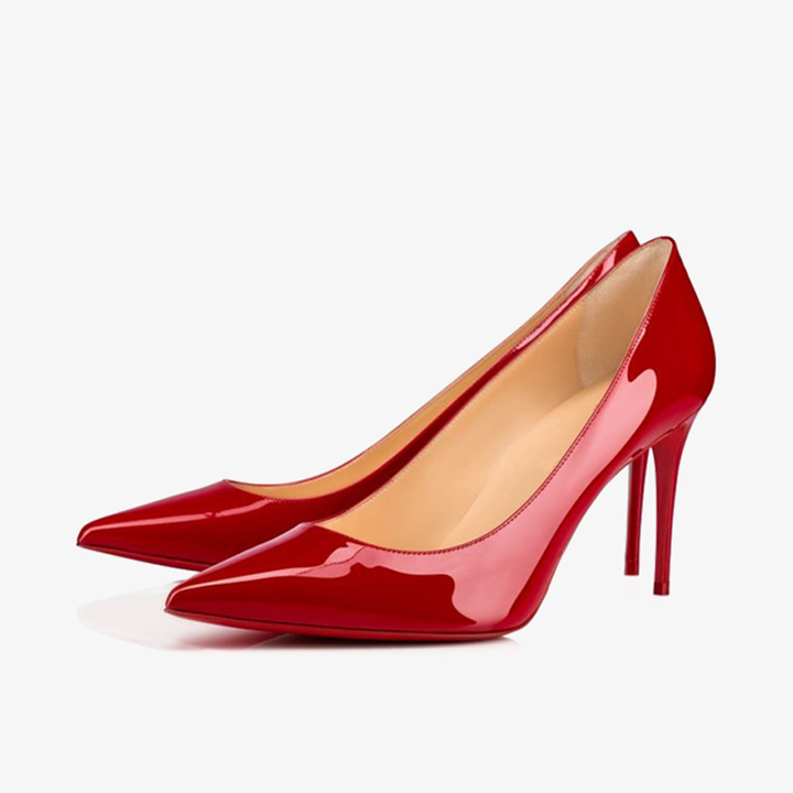 Red Patent Leather Pumps - ARNO CONTI