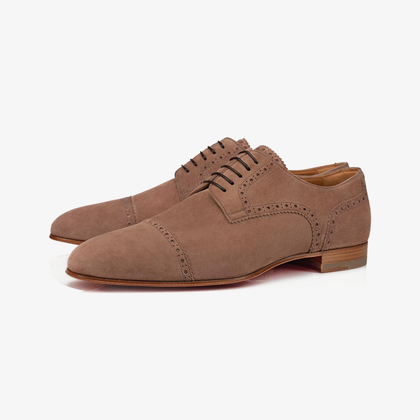 Classic Derby Shoe with Perforated Detailing