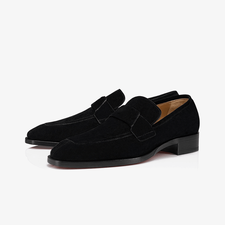 Timeless Suede Penny Loafers - ARNO CONTI