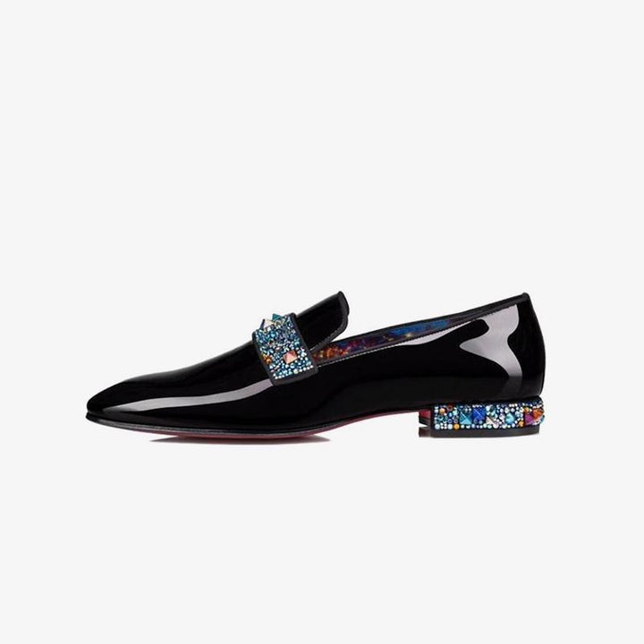Men patent Leather Loafer Infinity Rocks - ARNO CONTI