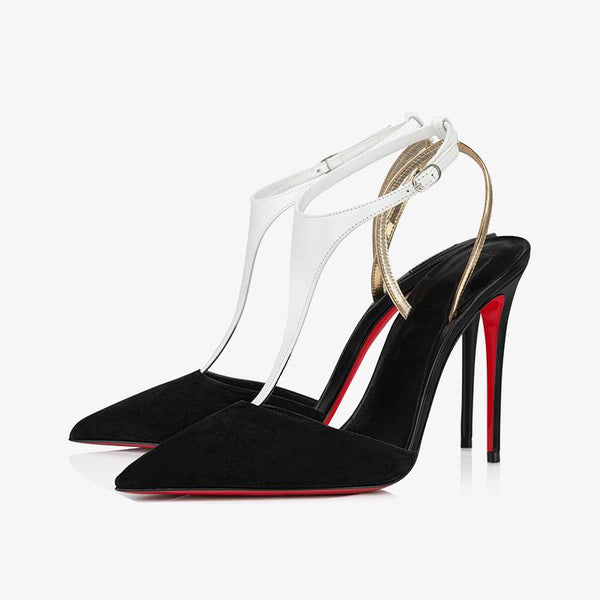 Suede and Leather Pumps - ARNO CONTI