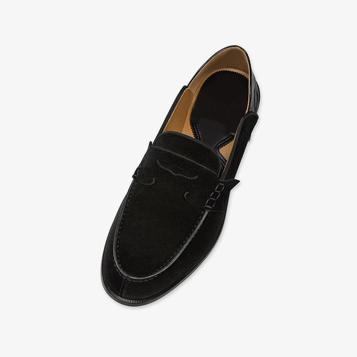 Penny Suede Calf Patent Crocodile Loafers - ARNO CONTI